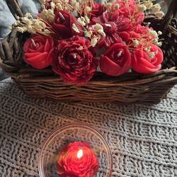 Candle Flower Bouquet