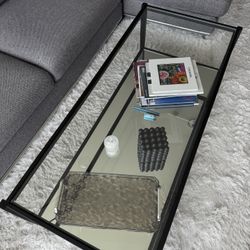 Table. Metal+Mirror+Glass.