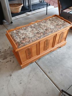 Cedar chest $50.00