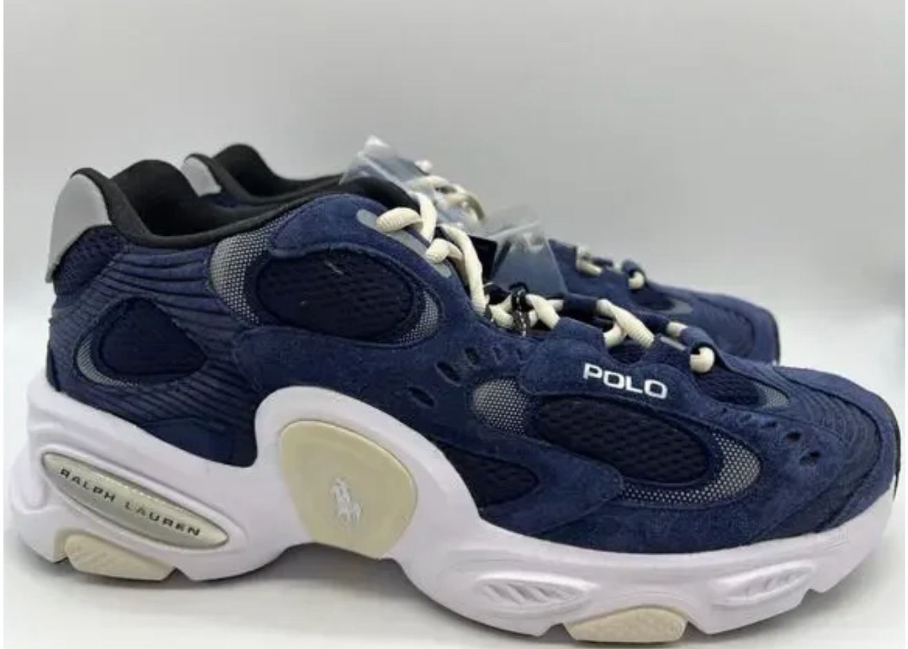 Polo Ralph Lauren Modern Trainer 100 Navy/White Size 11