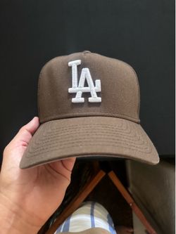 Brown LA dodgers hat