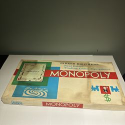 1962 Monopoly Game $10