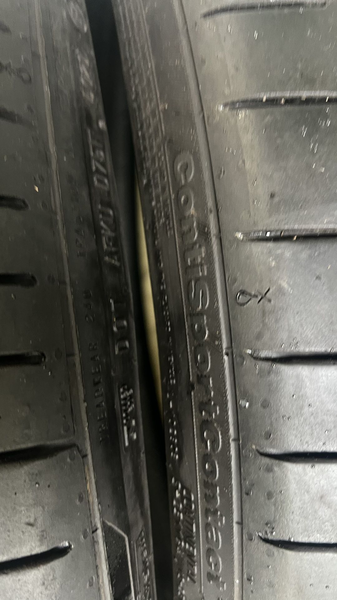265/30/20  Continental 2 Tires 