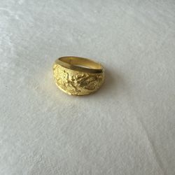 23 KT Dragon Baht Ring