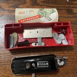 White Buttonholer