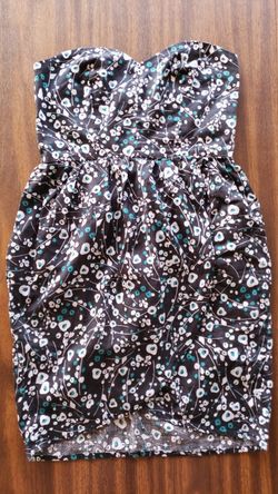 O'Neill Size: 5/ Black floral tube top dress