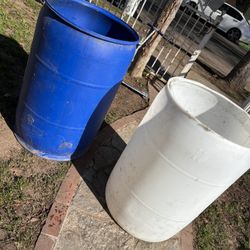 Recycle bins for plastics and cans