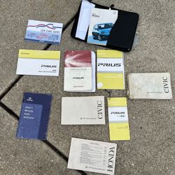 Honda Toyota Prius Civic Mazda 3 Owner’s Manual 