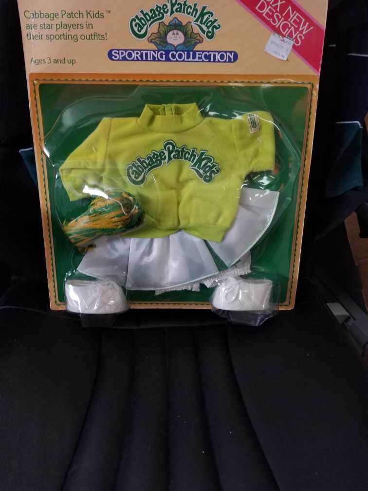 Cabbage patch doll cheerleading outfit