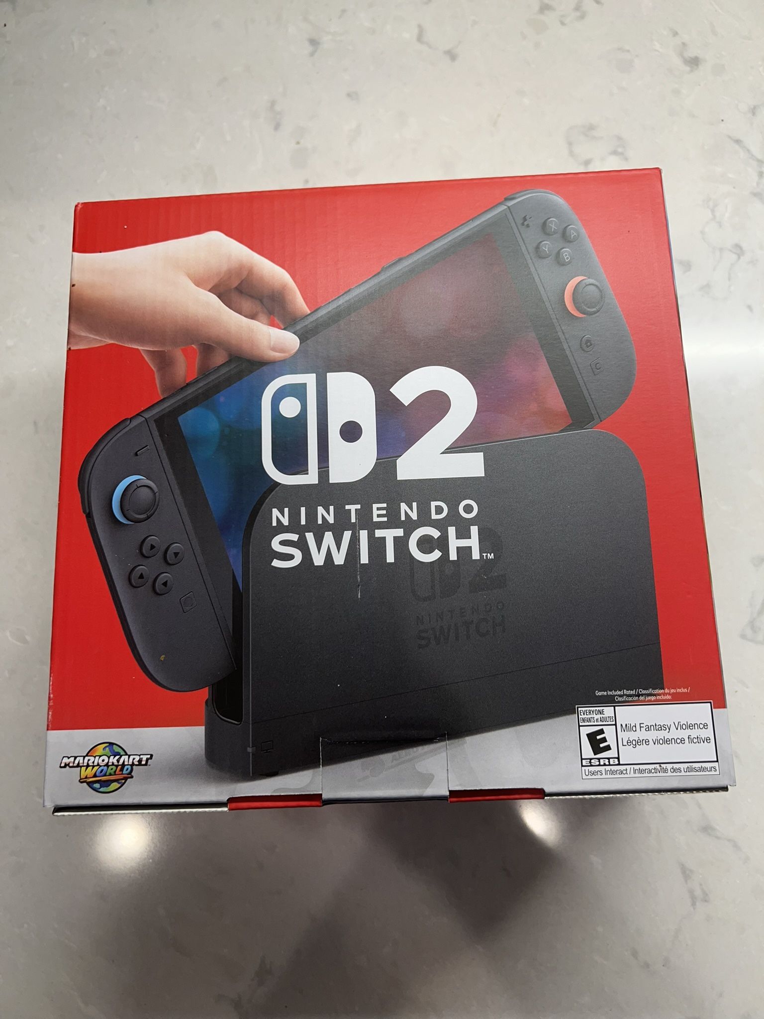 Nintendo Switch 2 Console + Mario Cart World Game Bundle