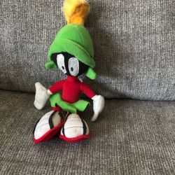 9” looney Tunes Beanbag Marvin, The Martian Stuffed Animal