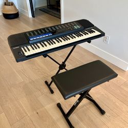 Casio ToneBank CT-670 Keyboard + Stand + Bench