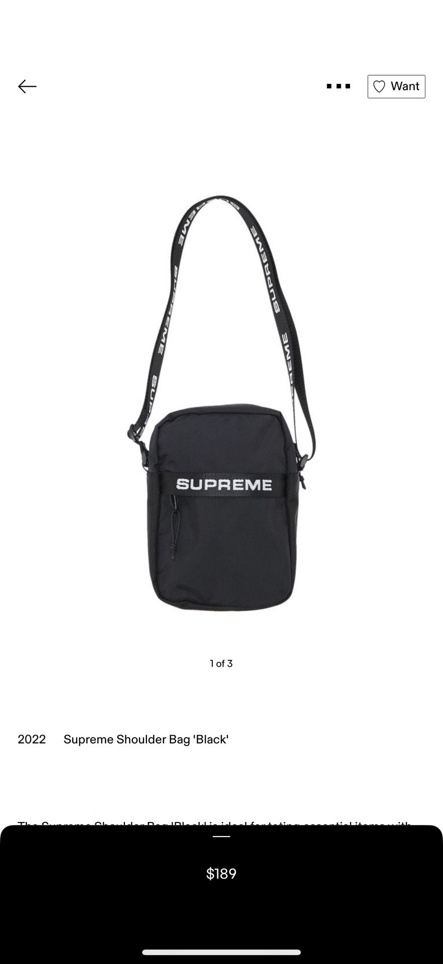 Supreme Shoulder Bag