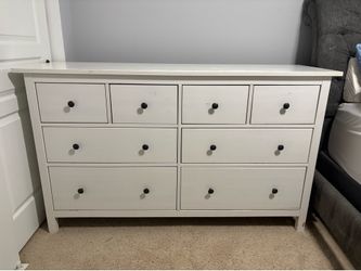 White IKEA dresser