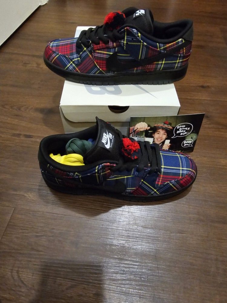 Narwuard X Nike SB Dunk Low 'Tam O' Shanter Hat'- DS SIZE 11.5 MEN