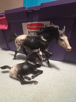 Vintage Breyer horse and foal