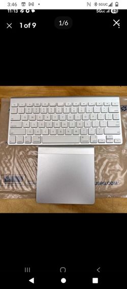 Apple trakpad and wireless keyboard