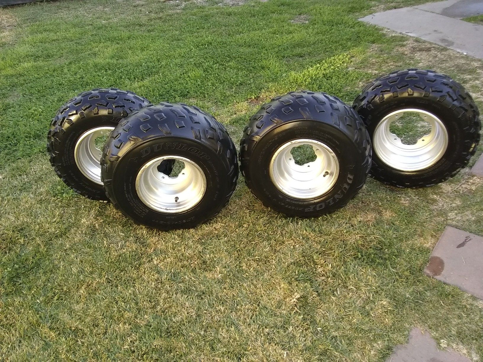 Quad wheels and tires atv