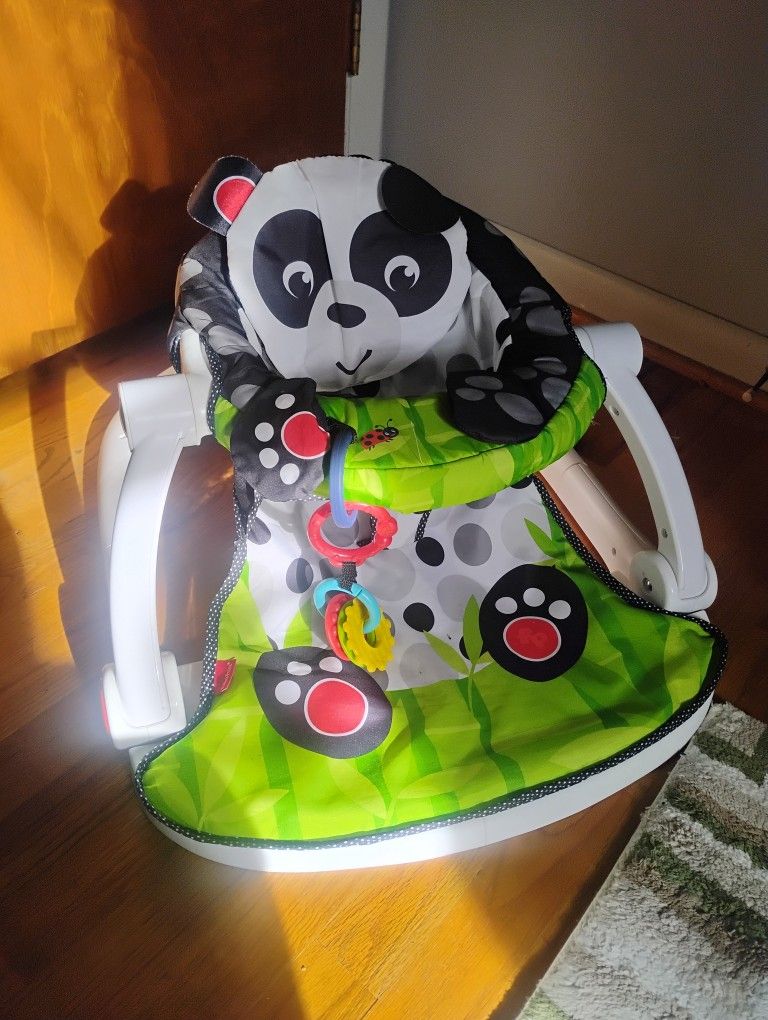 Panda Baby Chair With Toys Attached Can Fold Flat🐼 $5