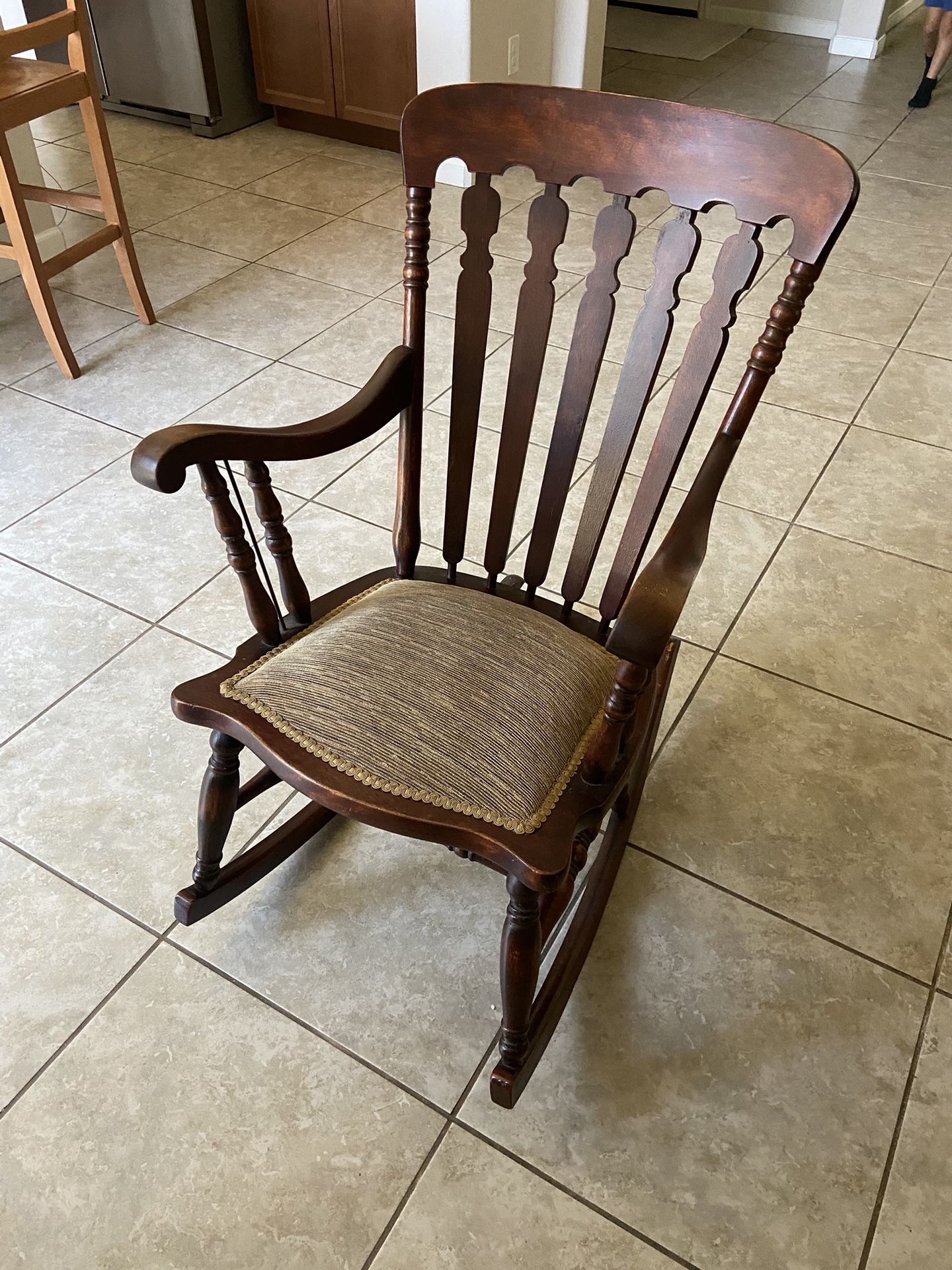 Antique Wood Rocker