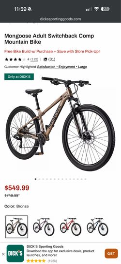 Mongoose bike excellent condition