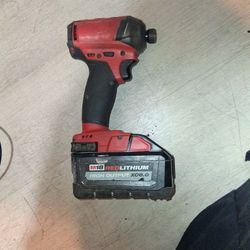 Milwaukee 1/4 In. Impact Driver With Xc 8.0 Battery And Charger