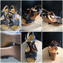 B.o.c. wedged Sandals Size 9