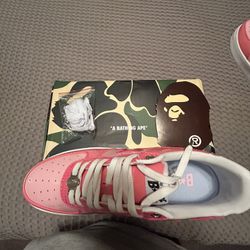 color camo combo pink bapesta