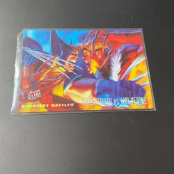 1995 Fleer Ultra - Sabretooth vs Wolverine