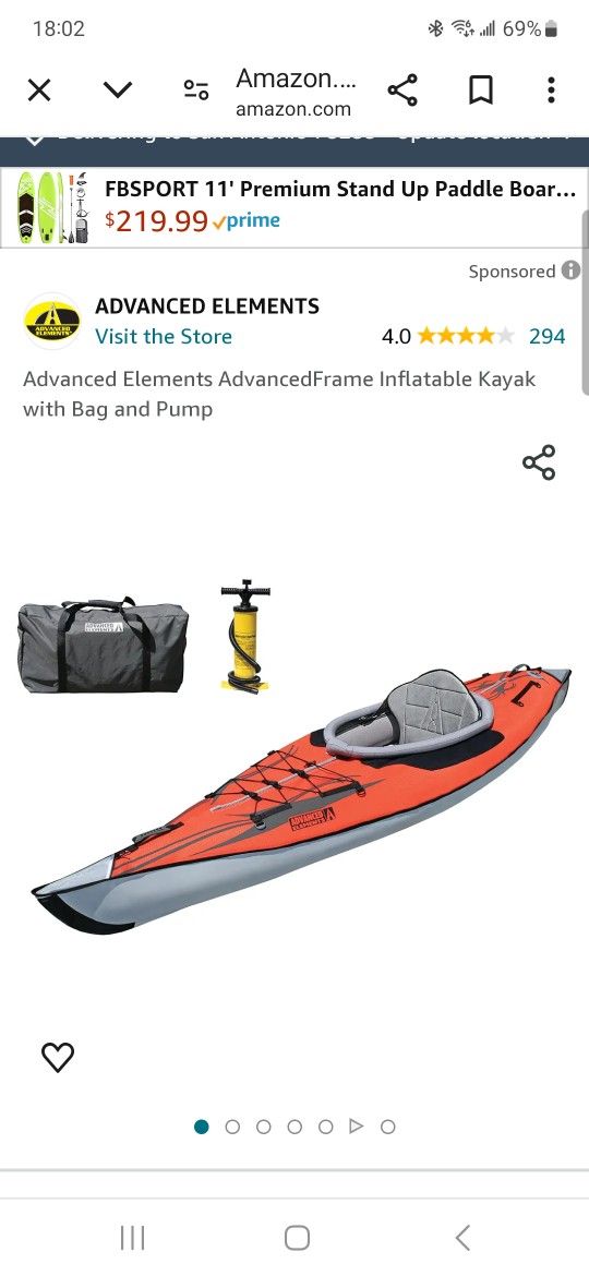 Advanced Elements Kayak Inflatable