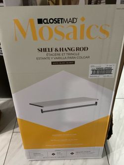 Three closetmaid white shelves brand new inbox
