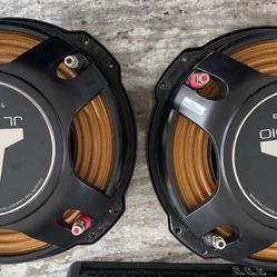 2 - JL Audio 10TW3-D8 Shallow-mount 10" subwoofer with dual 8-ohm voice coils
