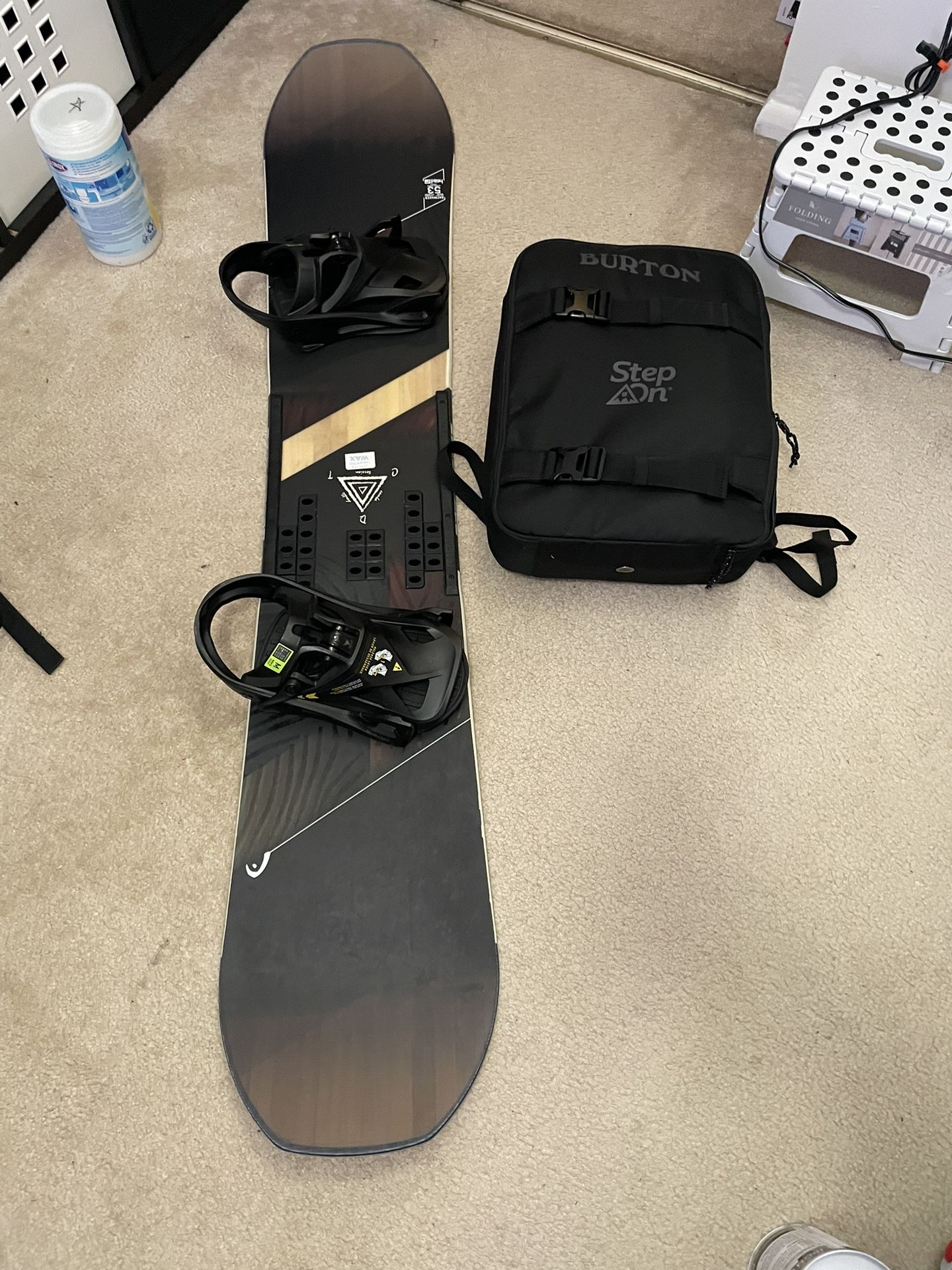 Burton Boots And Binding(step On) Snowboard