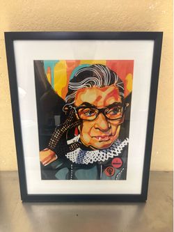 Ruth Bader Ginsburg Print Framed