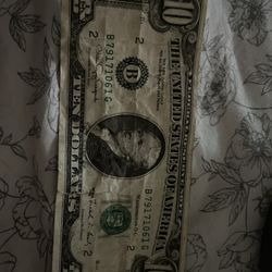 1990 Federal Note Misprint RARE $10