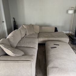 Section Couch With Ottoman
