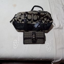 Coach 2 PC Purse And Wallet 