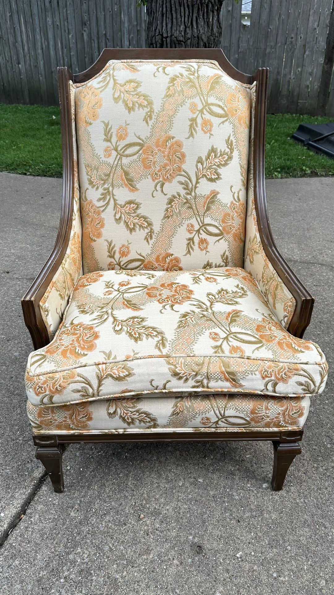 Vintage Wingback Chair