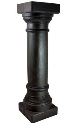 Elegant Greek Column Pedestal – Bronze Finish – Like New