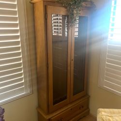 Antique Rifle Cabinet 