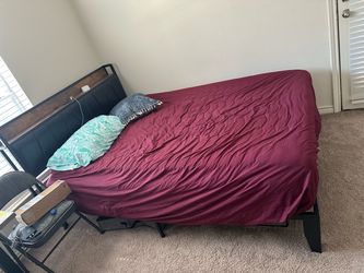 Queen matress & frame