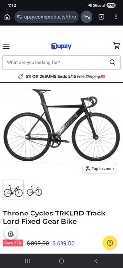 Throne Cycles TRKLRD Track Lord Fixed Gear Bike
