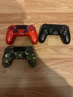 Sony DualShock 4 PS4 Bluetooth Wireless/Wired Controllers Black Red Green Camo