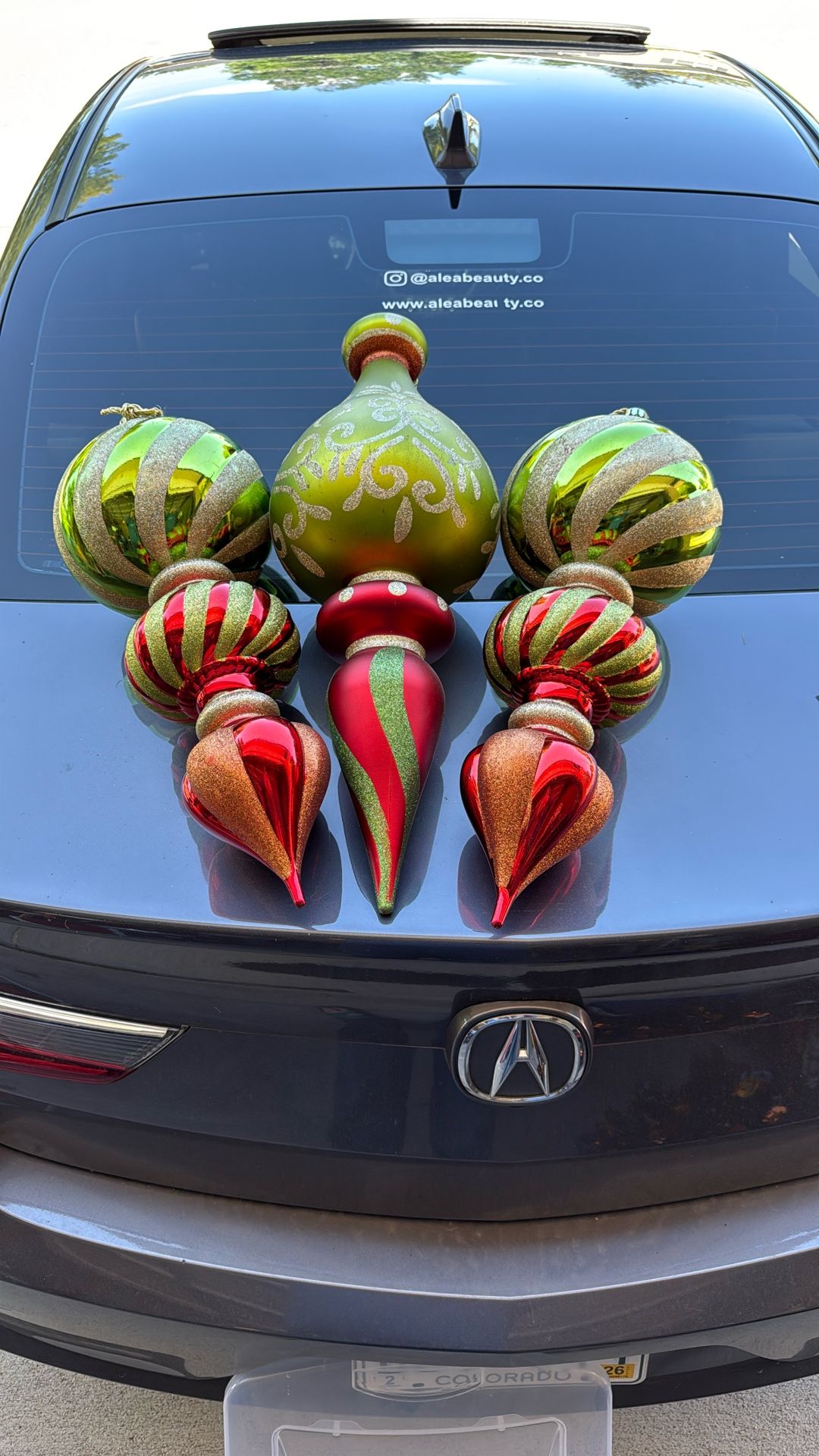 Outdoor Holiday Ornaments 