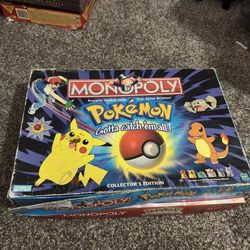 Monopoly  Board  Game Pokemon Edition