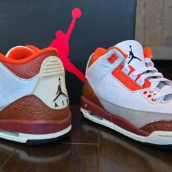 Jordan 3 Mars Stone 4.5y (Like New W/Box)