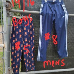 Mens Adidas L $8 BOYS PAJAMAS 14_16 Good Condition 