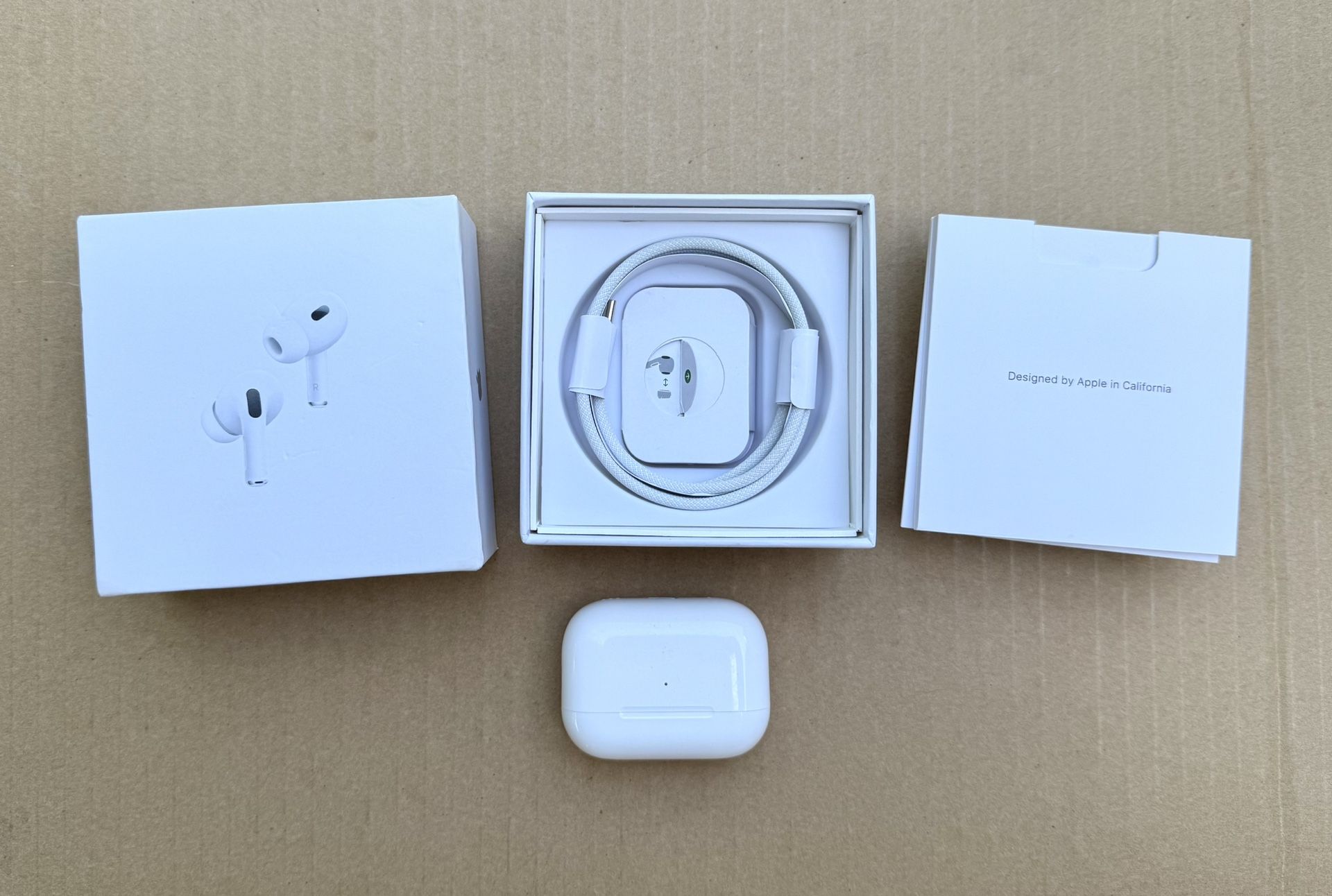 Apple AirPods Pro 2nd Generation MagSafe Wireless Charging Case With Box & Charger