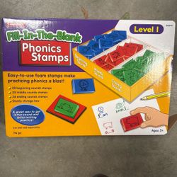 Lakeshore fill In the blank phonics stamp