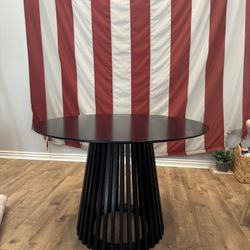 Black Round Table Pedestal Base